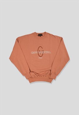 Vintage 90s Gianni Valentino Embroidered Logo Sweatshirt