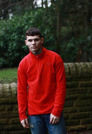 VINTAGE RED KAPPA FLEECE