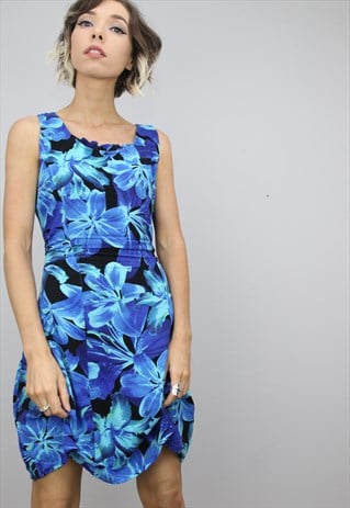 VINTAGE 90S PATTERNED SUMMER DRESS