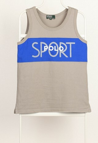 VINTAGE RARE POLO RALPH LAUREN SNOW BEACH TANK TOP