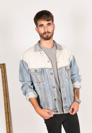 VINTAGE 80S LEE DENIM JACKET / R249