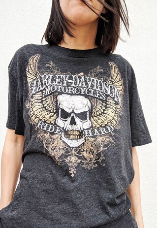 VINTAGE OVERSIZED 90S HARLEY DAVIDSON SHORT SLEEVES TSHIRT