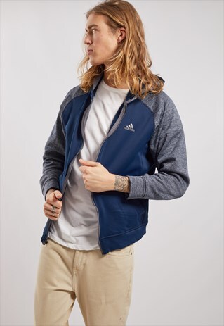 VINTAGE ADIDAS ZIP-UP SPORTS HOODIE