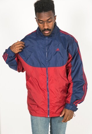 VINTAGE 80'S USA ADIDAS RAINCOAT / S0061