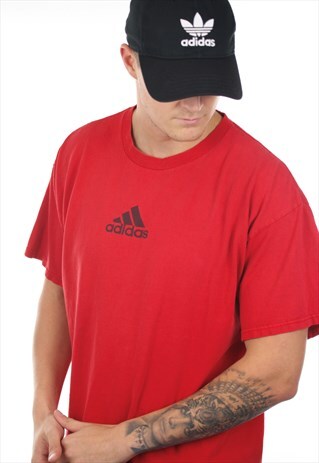 VINTAGE ADIDAS GRAPHIC T SHIRT TEE