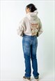 LIGHT BLUE DENIM 90S TRUE RELIGION  CARGO SKATER PANTS