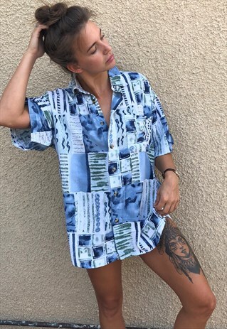 OVERSIZED RETRO 90S 80S VINTAGE UNISEX FESTIVAL SHIRT