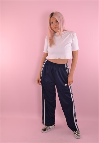 ADIDAS POPPER TRACKSUIT BOTTOMS GTB084