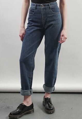 VINTAGE 90'S RIFTER'S MID-WASH MOM JEANS