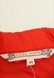 VINTAGE 90S KRIZIA JEANS RED COLLARED JACKET WOMENS