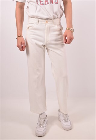 VINTAGE ARMANI TROUSERS WHITE