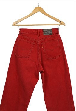 Vintage Levi's 881 Jeans in Red