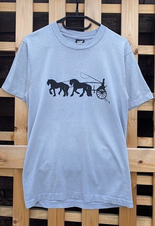 Vintage Screenstars 1993 grey usa T-shirt small 