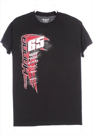 GILDAN 90'S NASCAR RACING SHORT SLEEVE T SHIRT SMALL BLACK