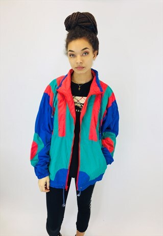 VINTAGE FESTIVAL 80S RAVE WINDBREAKER JACKET