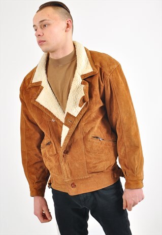 VINTAGE 90'S SHEARLING JACKET