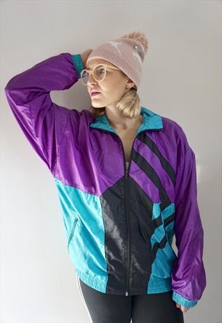 VINTAGE 80S SHELLSUIT JACKET/ WINDBREAKER