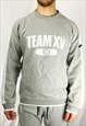 Deadstock Vintage Nike Team XV Sweatshirt in Grey