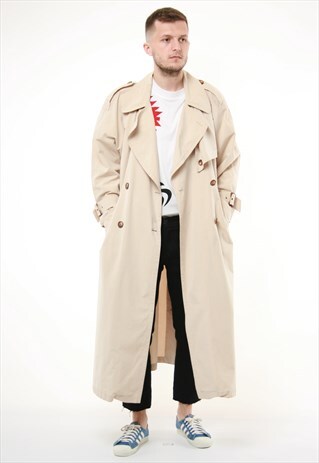 90S VINTAGE DINOMODA LIGHTWEIGHT TRENCH COAT 14169