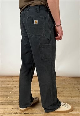 Vintage Carhartt Carpenter Pants Men's Black