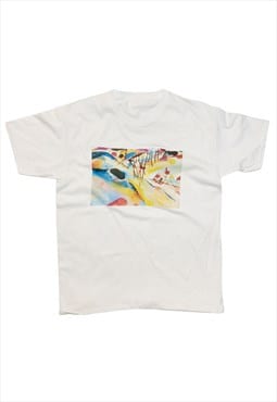 Kandinsky Abstract Art T-Shirt Landscape 1913 Famous Vintage