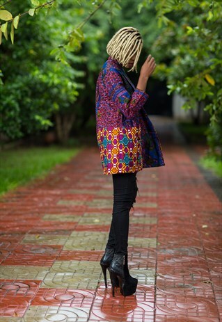 AFRICAN DIAMOND TWO TONED JACKET