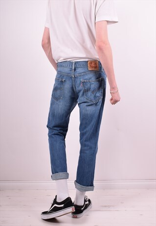 LEVI'S 511 MENS VINTAGE JEANS W34 L30 BLUE 90'S