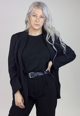 VINTAGE 90S GIORGIO ARMANI BLACK BLAZER