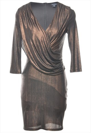 BEYOND RETRO VINTAGE LE CHATEAU EVENING DRESS - S