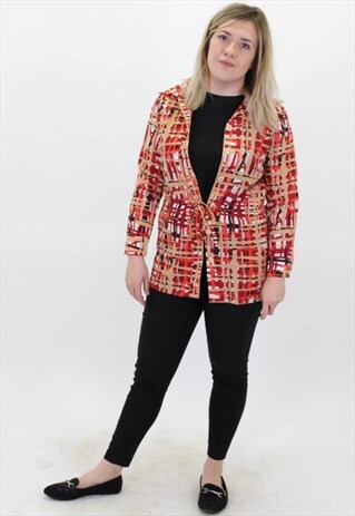 VINTAGE ABSTRACT PATTERN FESTIVAL SHIRT