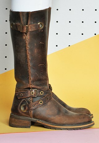 90S TALL RUSTIC BOOTS