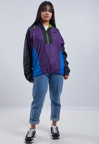 VINTAGE NIKE 1/4 ZIP WINDBREAKER JACKET
