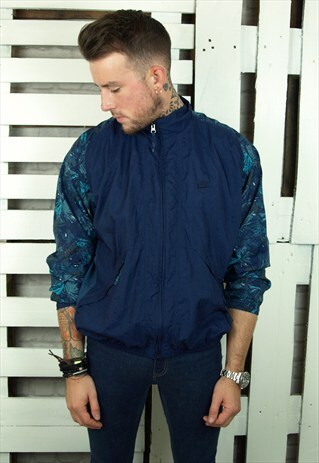 UNISEX SHELL SUIT RETRO SPORTS BOMBER JACKET