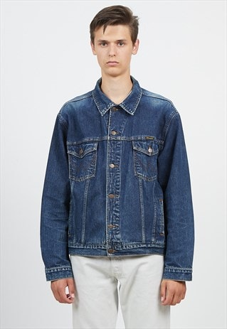 VINTAGE NAVY WRANGLER DENIM JACKET