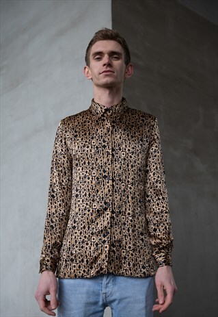 VINTAGE AIRY BLACK&GOLD UNISEX SHIRT