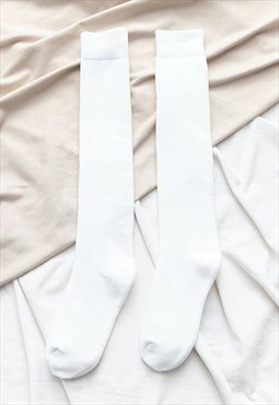 Men's Black Knee-length Calf Socks