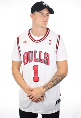 VINTAGE ADIDAS ROSE CHICAGO BULLS JERSEY