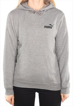 Puma - Grey Spellout Hoodie - XSmall