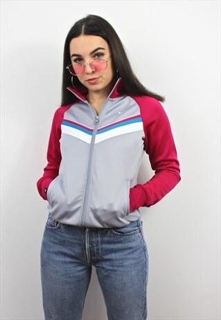 90'S RETRO MULTI-COLOURED FESTIVAL TRACK JACKET