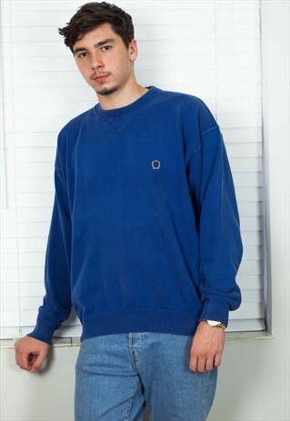 VINTAGE TOMMY HILFIGER SWEATER JUMPER LOGO 90S XL 18.9