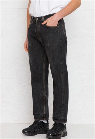 VINTAGE BLACK LEVI'S 501 FIT DENIM JEANS