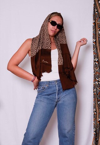 VINTAGE UNISEX PIERRE CARDIN LONG SCARF