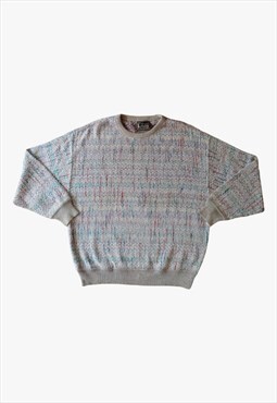 Vintage 90s Krizia Colourful Patterned Sweatshirt
