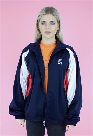 90'S FILA OVERSIZED SHELL JACKET