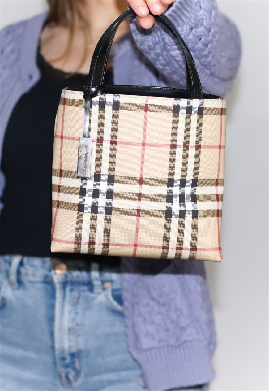 Burberry mini best sale tote bag