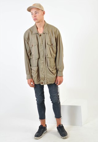 VINTAGE PARKA CJAKER IN BROWN