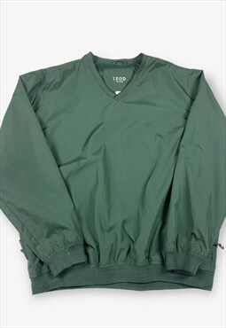 Vintage izod golf windbreaker jacket green xl BV16639