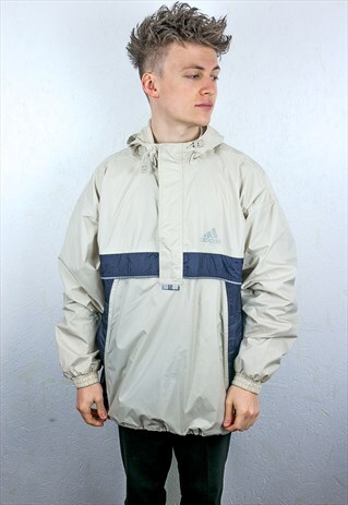 VINTAGE ADIDAS 1/4 ZIP PULLOVER JACKET