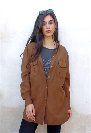 VINTAGE SUEDE SHIRT