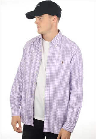 VINTAGE RALPH LAUREN CHECK LONG SLEEVE SHIRT